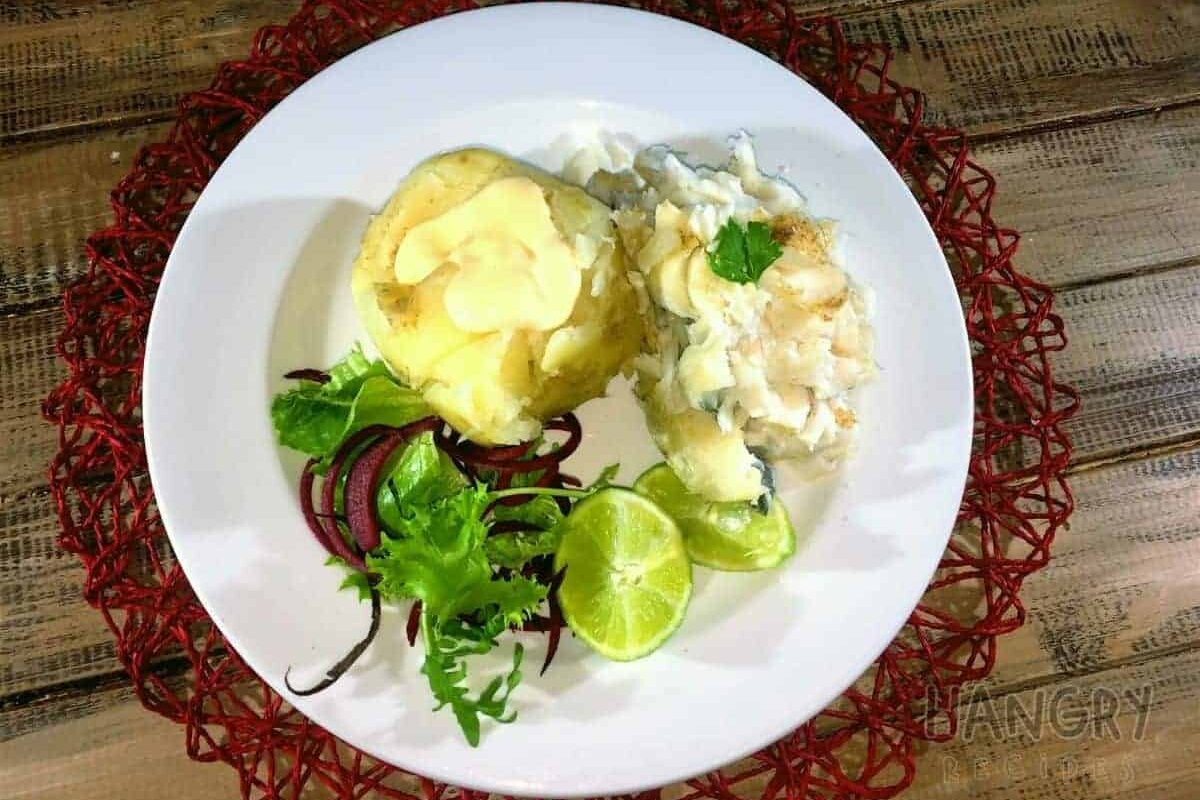 Steamed Hake with potatoes