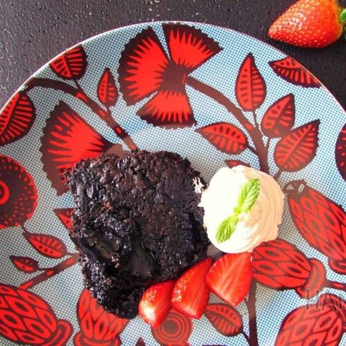 Rich Chocolate Pudding with the most decadent sauce ever