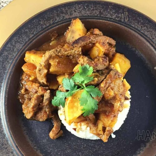 Beef and Sweet Potato Curry