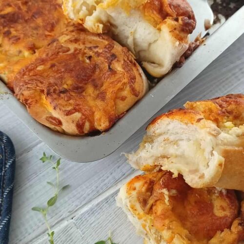 Creamy Tuna and Cream Cheese Freshly Baked Bread Rolls