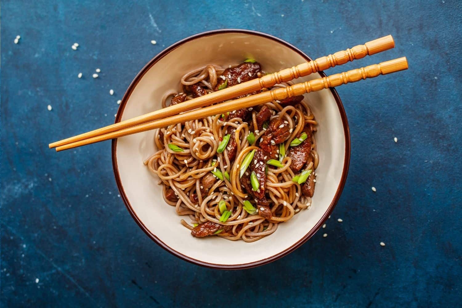 Ginger and Soy Basted Beef with Leafy Green Salad