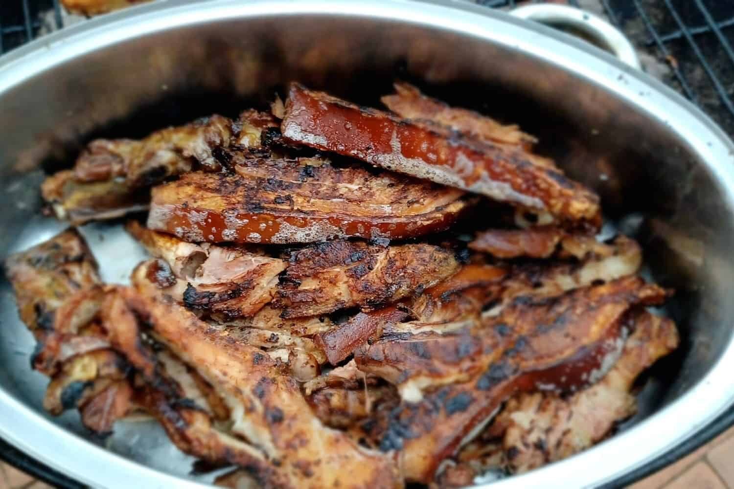Smoked and Barbecued Pork Belly