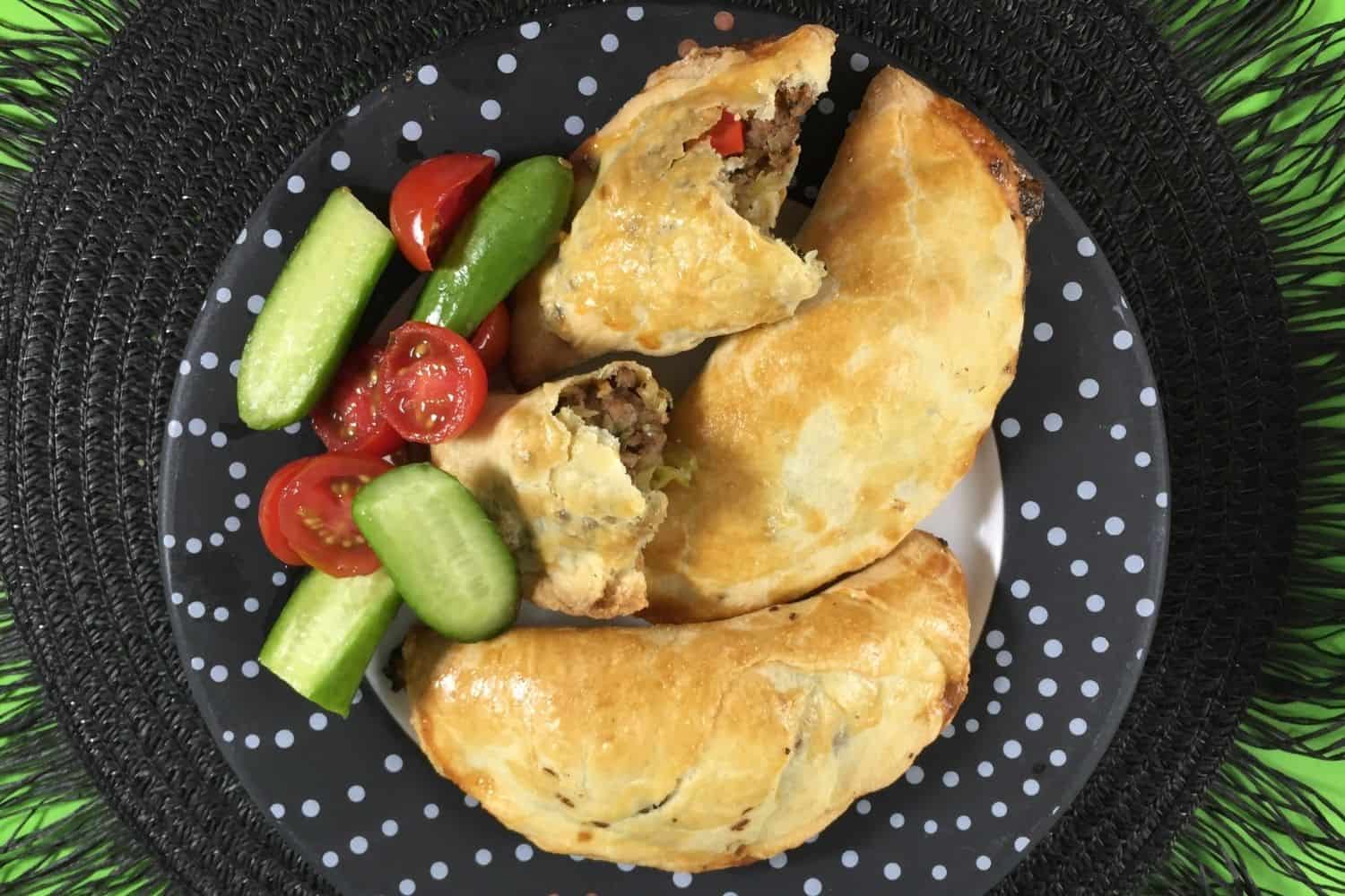 Healthier Baked Empanada with Ground Beef