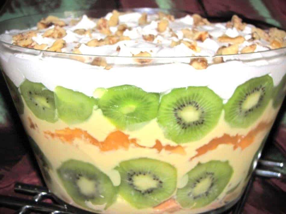 Fresh Fruit South African Trifle Recipe