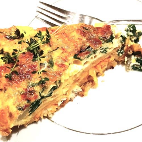 Haddock and Spinach Frittata Recipe