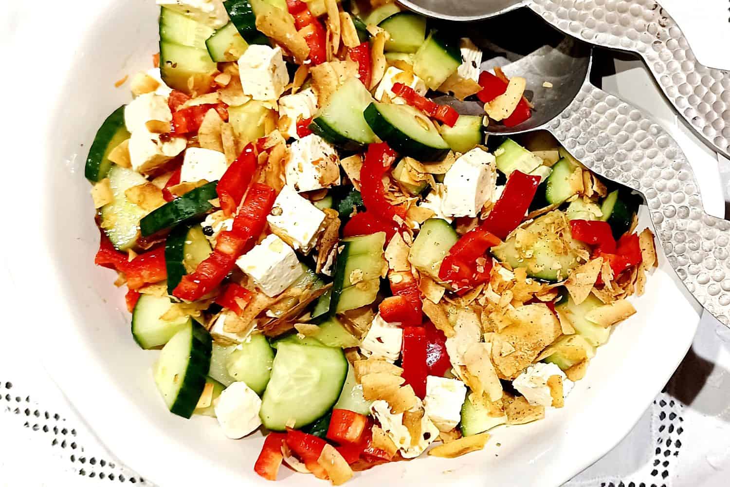 Scrumptious Crunchy Cucumber and Coconut Salad