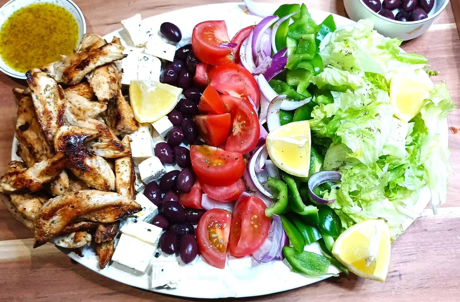 Chicken Greek Salad