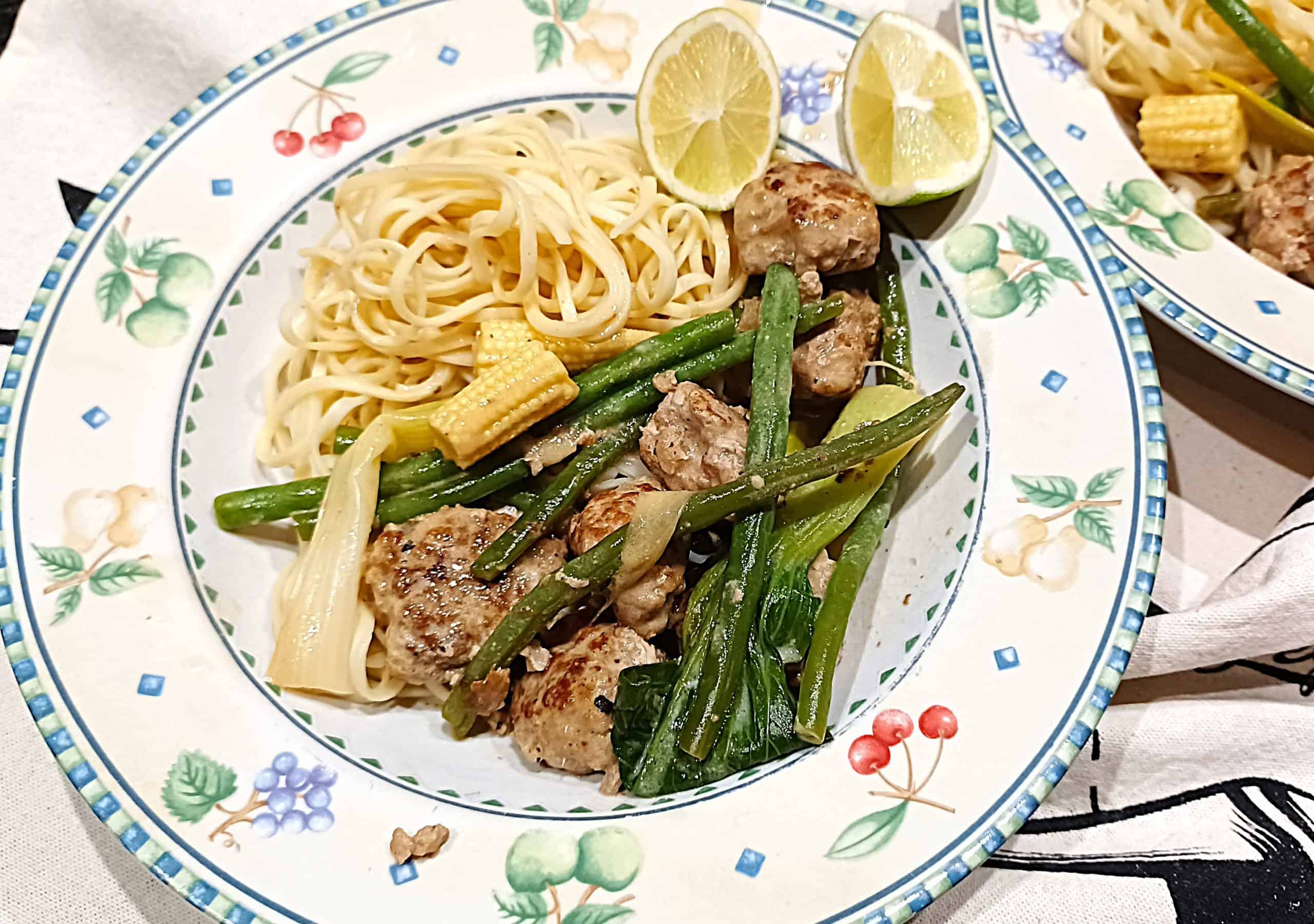 Thai Green Curry made with Pork Mince