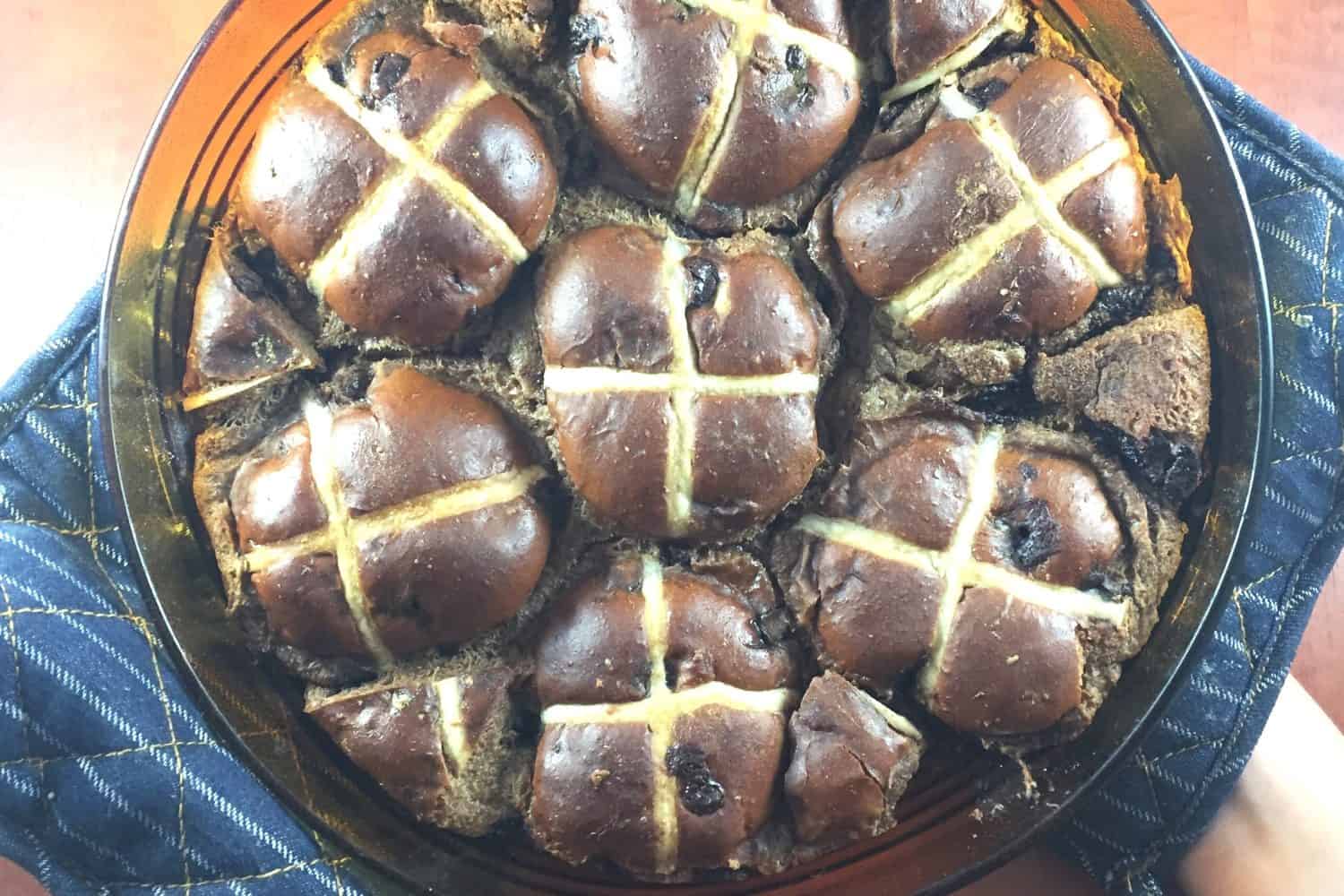 Baked Hot Cross Buna