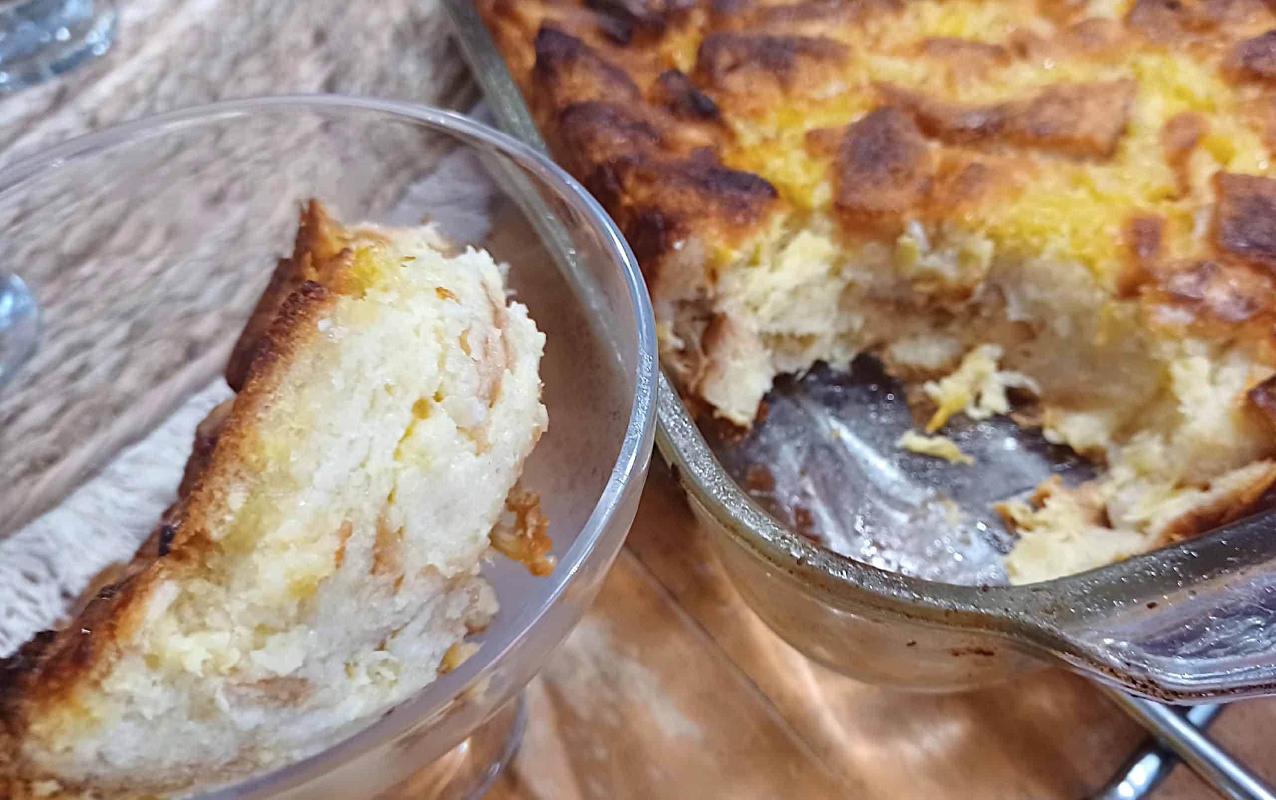 Bread & Pineapple Baked pudding