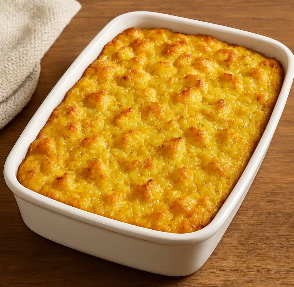 Baked Bread Pudding with Pineapple Recipe