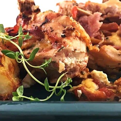 Cheesy Chicken & Bacon Rolls