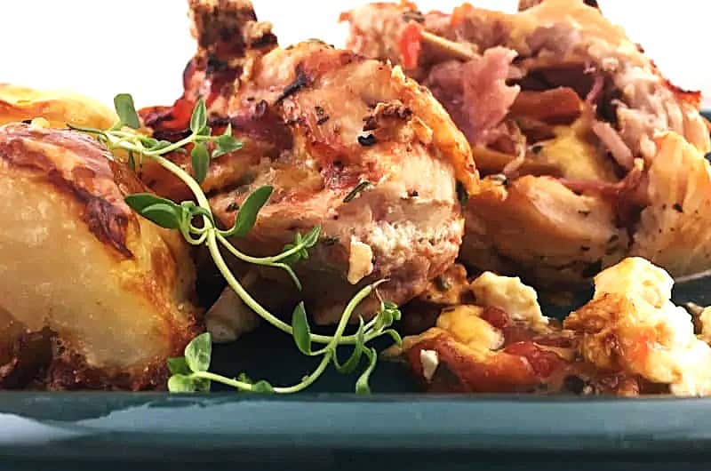 Cheesy Chicken & Bacon Rolls