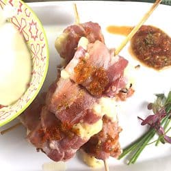 Halloumi & Bacon Skewers