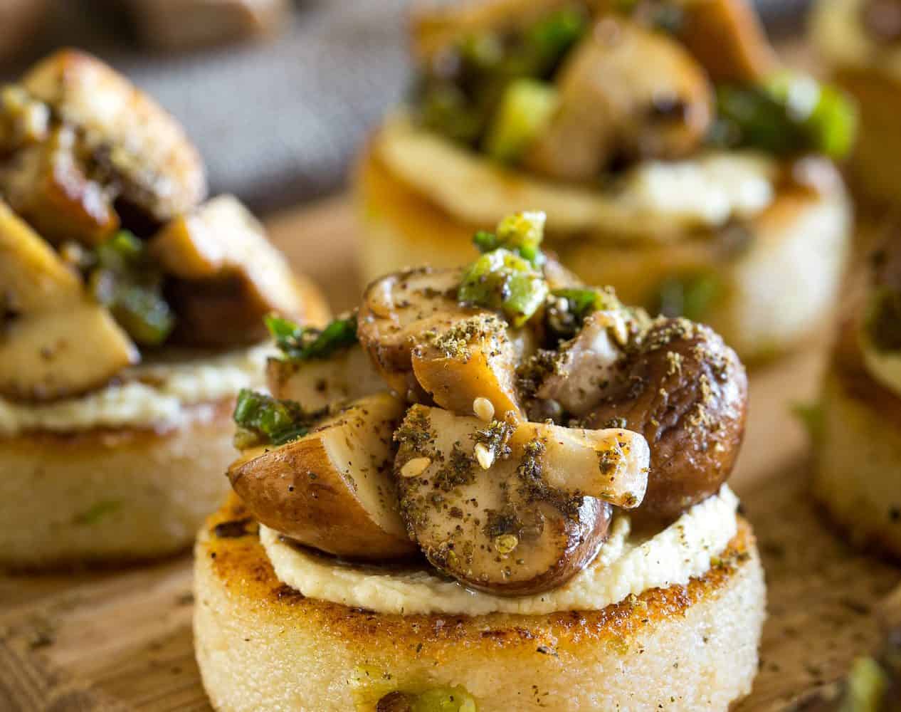 Pap Cakes & Portabellinis