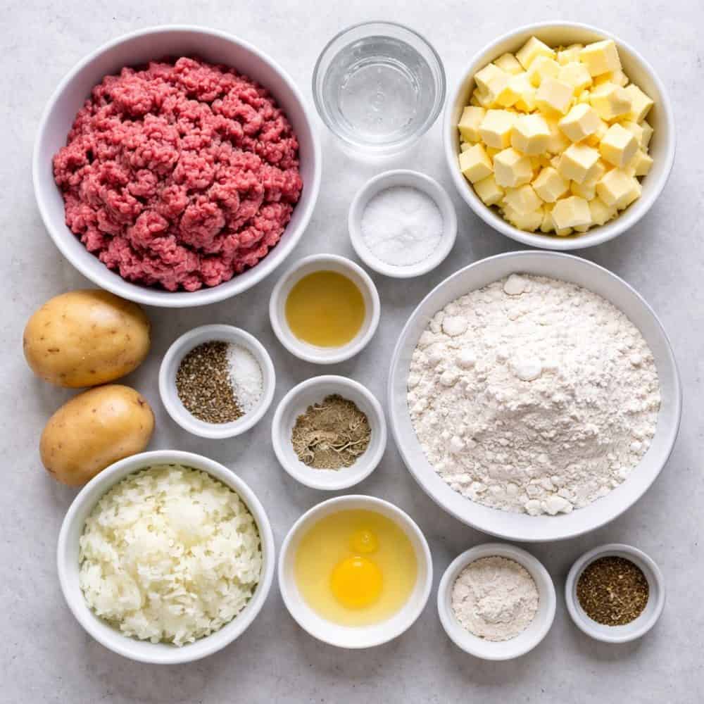 Ingredients for Sausage Rolls